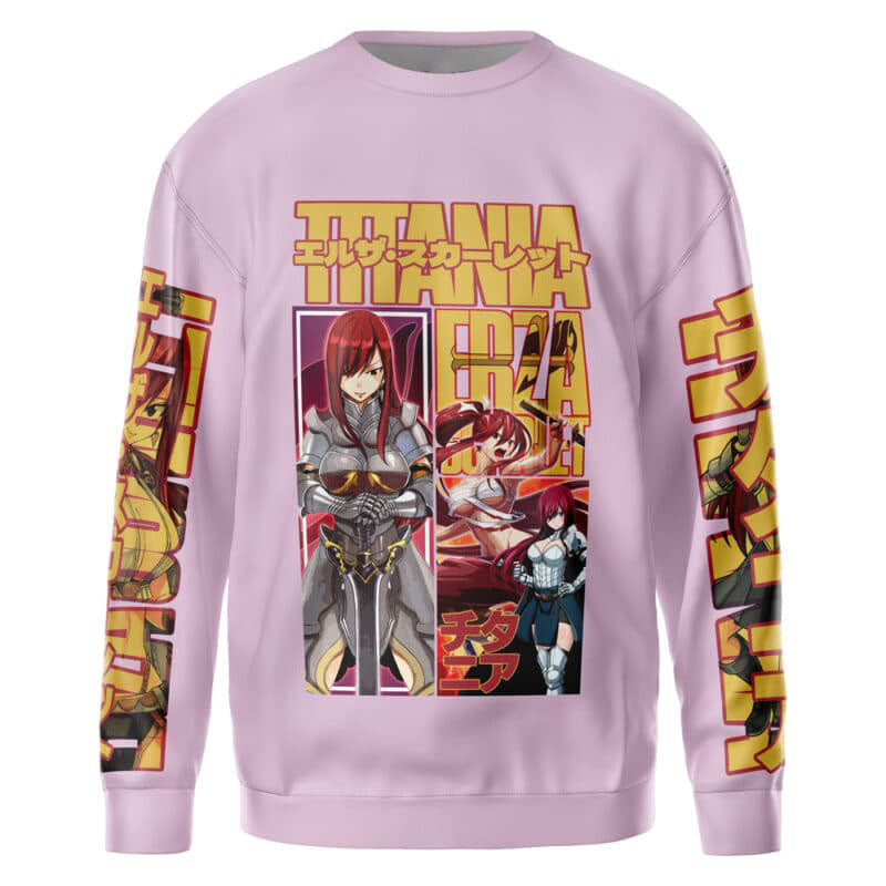 Morukai "Erza Scarlet Fairy Tail Streetwear Sweatshirt
