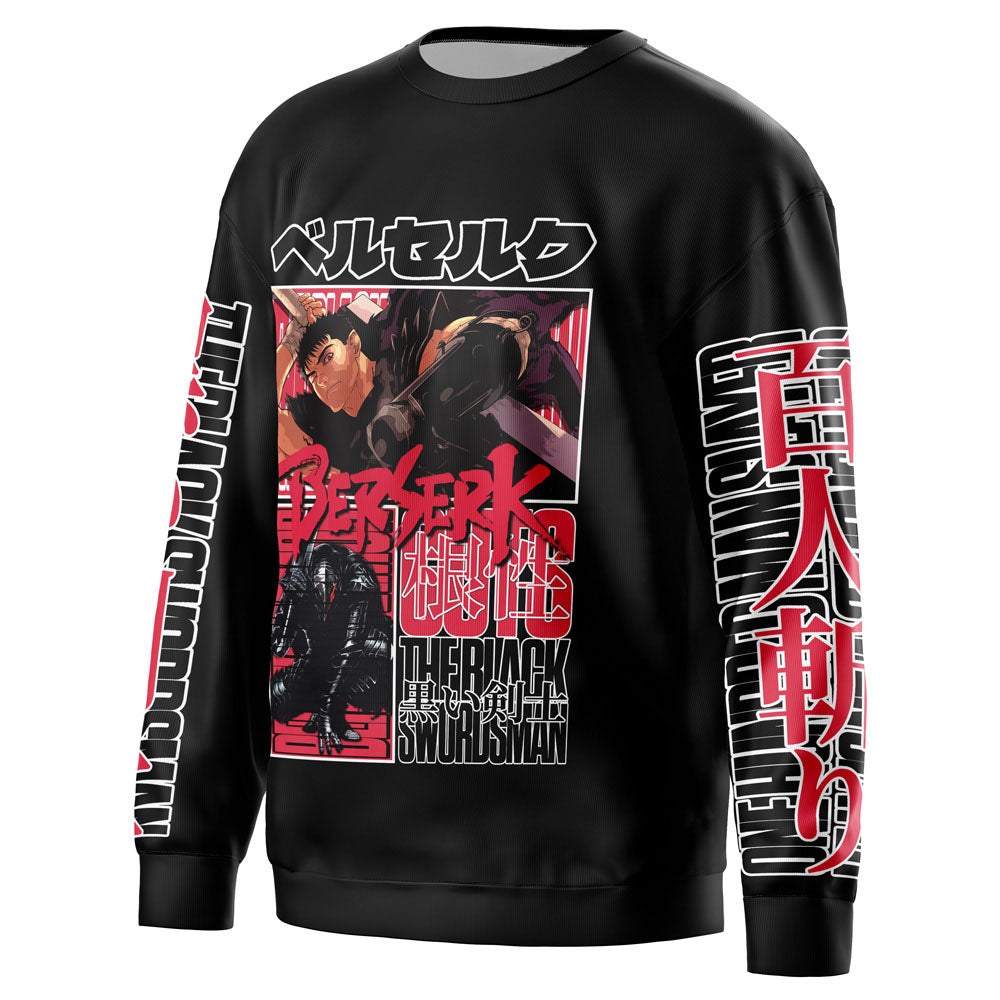 Morukai "Guts Black Swordsman" Berserk Streetwear Sweatshirt
