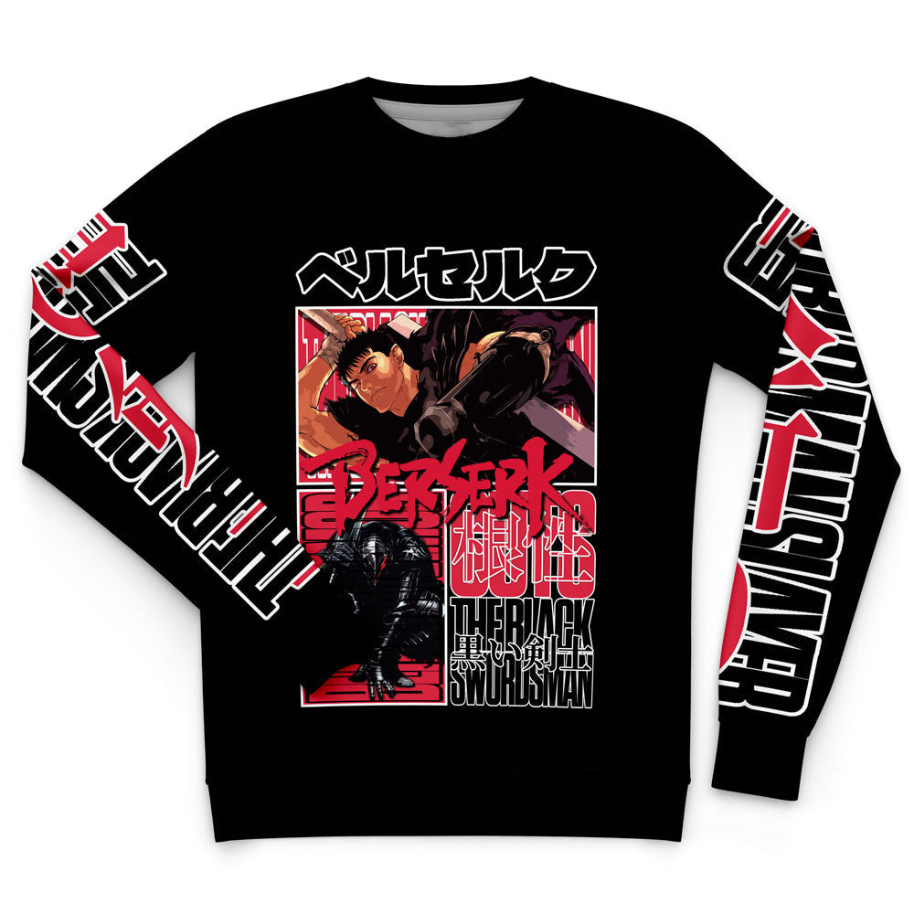 Morukai "Guts Black Swordsman" Berserk Streetwear Sweatshirt
