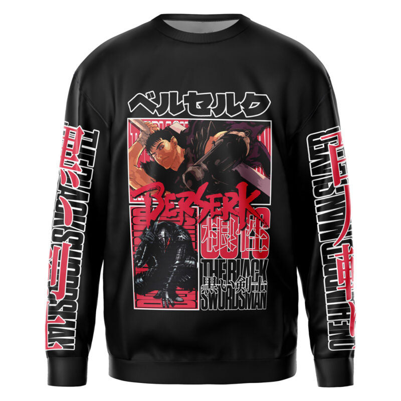 Morukai "Guts Black Swordsman" Berserk Streetwear Sweatshirt