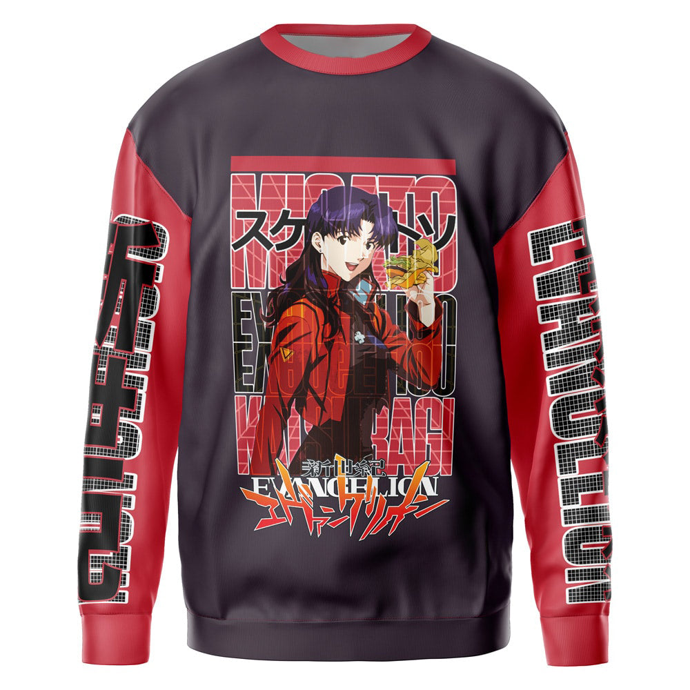 Morukai "Misato Katsuragi Neon Neon Genesis Evangelion Streetwear Sweatshirt