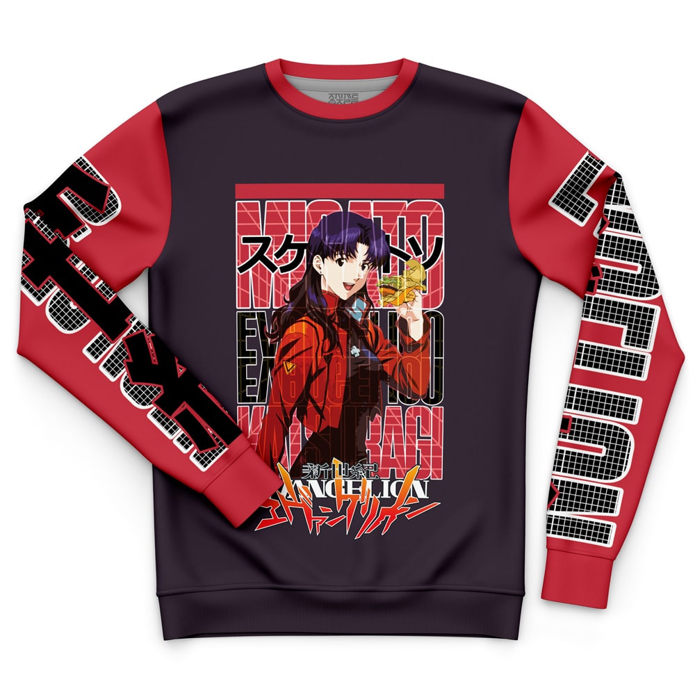 Morukai "Misato Katsuragi Neon Neon Genesis Evangelion Streetwear Sweatshirt