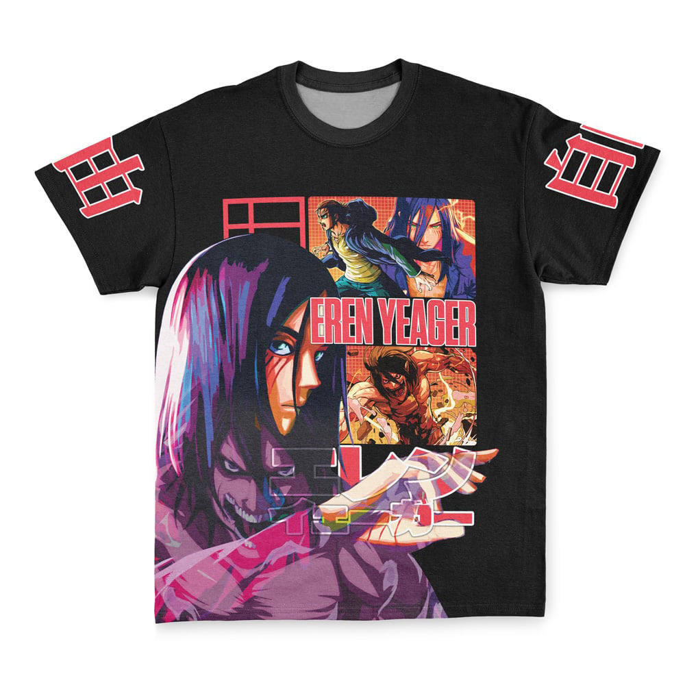 Morukai "Eren Yeager V3 Attack on Titan Streetwear T-Shirt