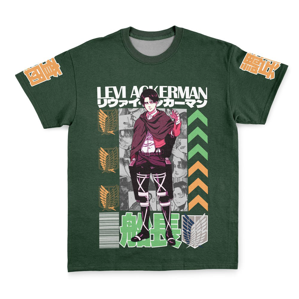 Morukai "Levi Ackerman V2 Attack on Titan Streetwear T-Shirt