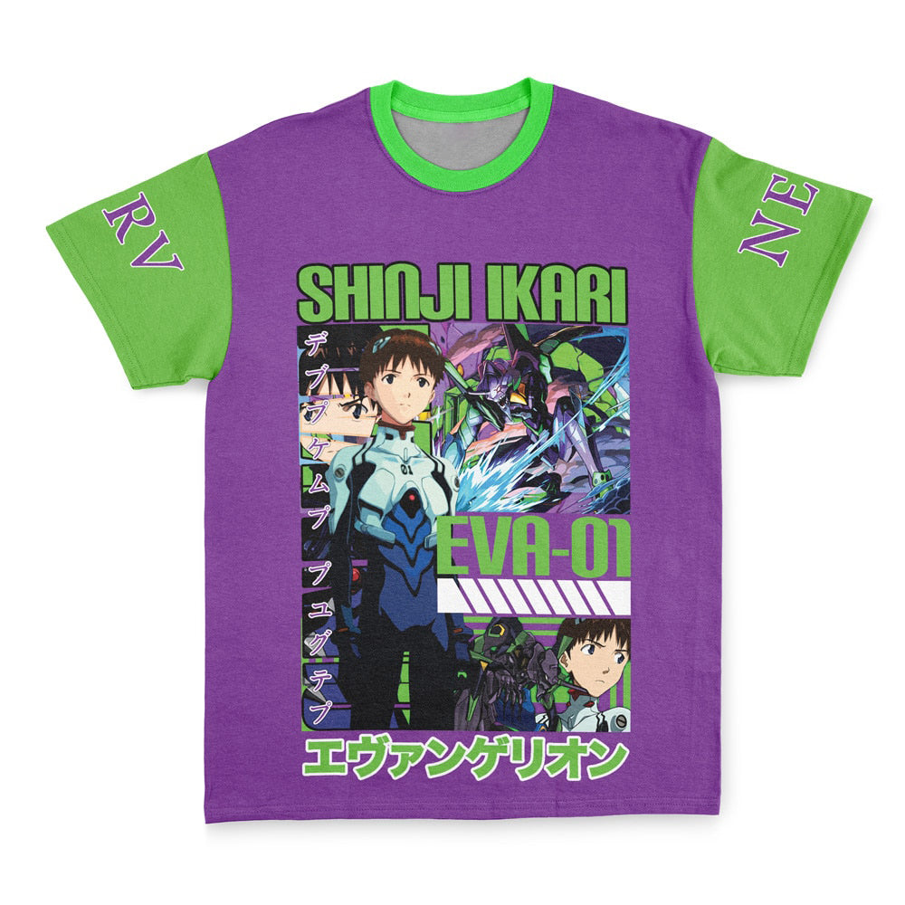 Morukai "Shinji Ikari x Eva 01 Neon Genesis Evangelion Streetwear T-Shirt