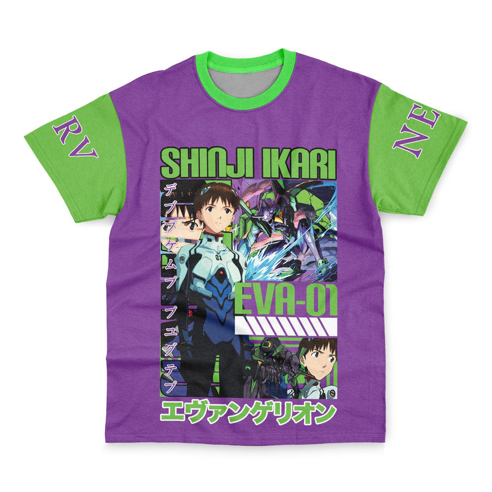 Morukai "Shinji Ikari x Eva 01 Neon Genesis Evangelion Streetwear T-Shirt