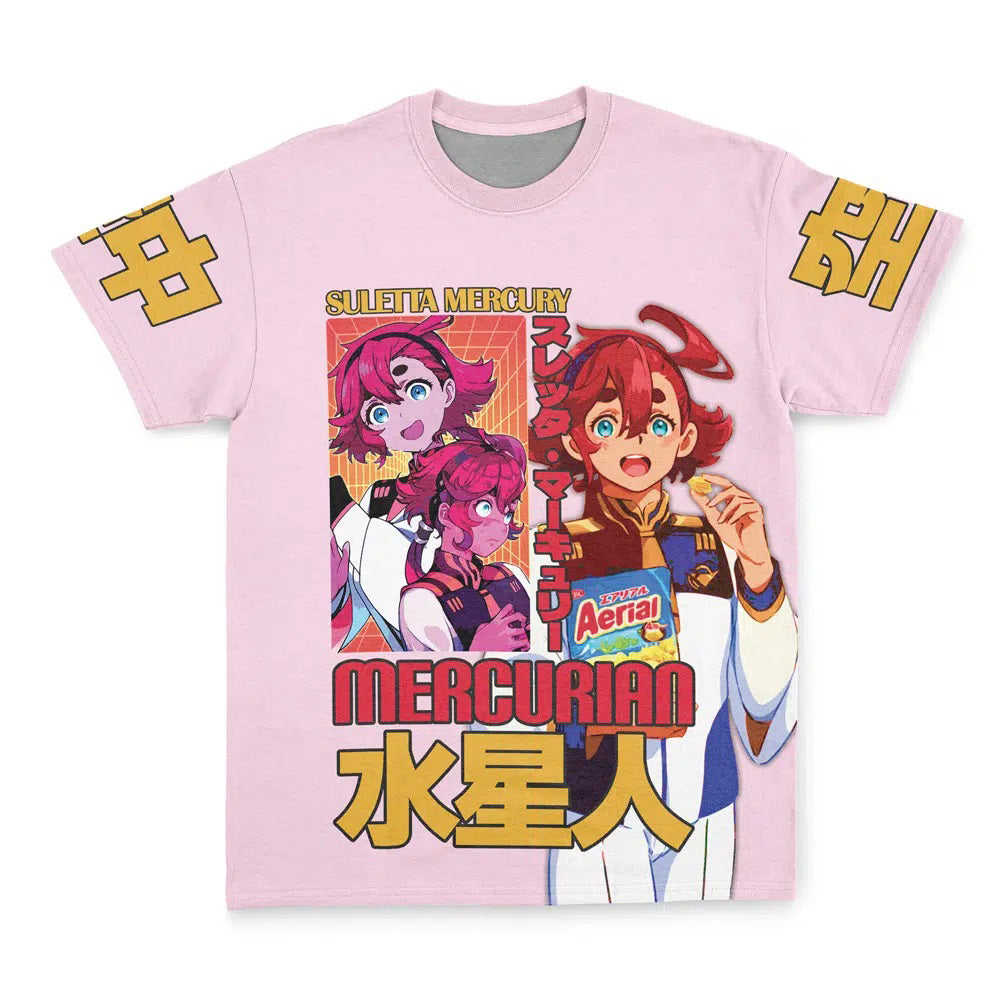 Morukai "Suletta Mercury Gundam Witch from Mercury Streetwear T-Shirt