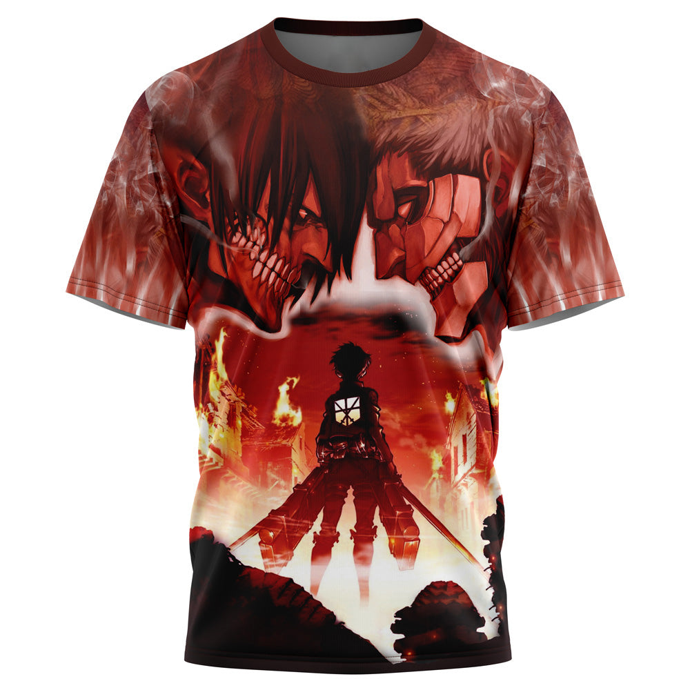 Morukai "Burning" Attack on Titan AOP T-Shirt