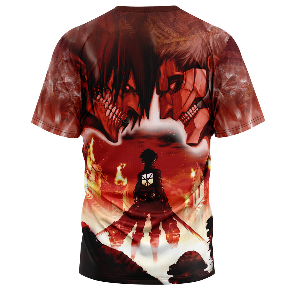 Morukai "Burning" Attack on Titan AOP T-Shirt