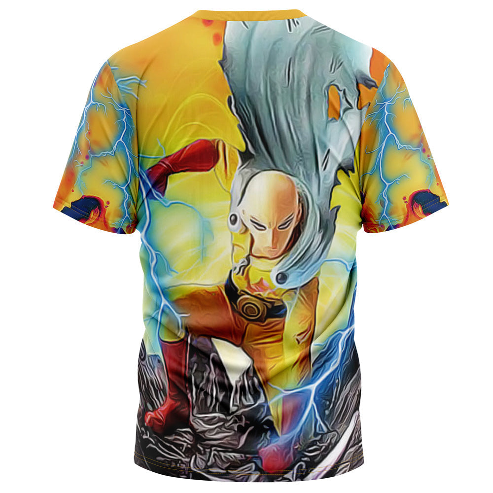 Morukai "Trippy Power Saitama" One Punch Man AOP T-Shirt