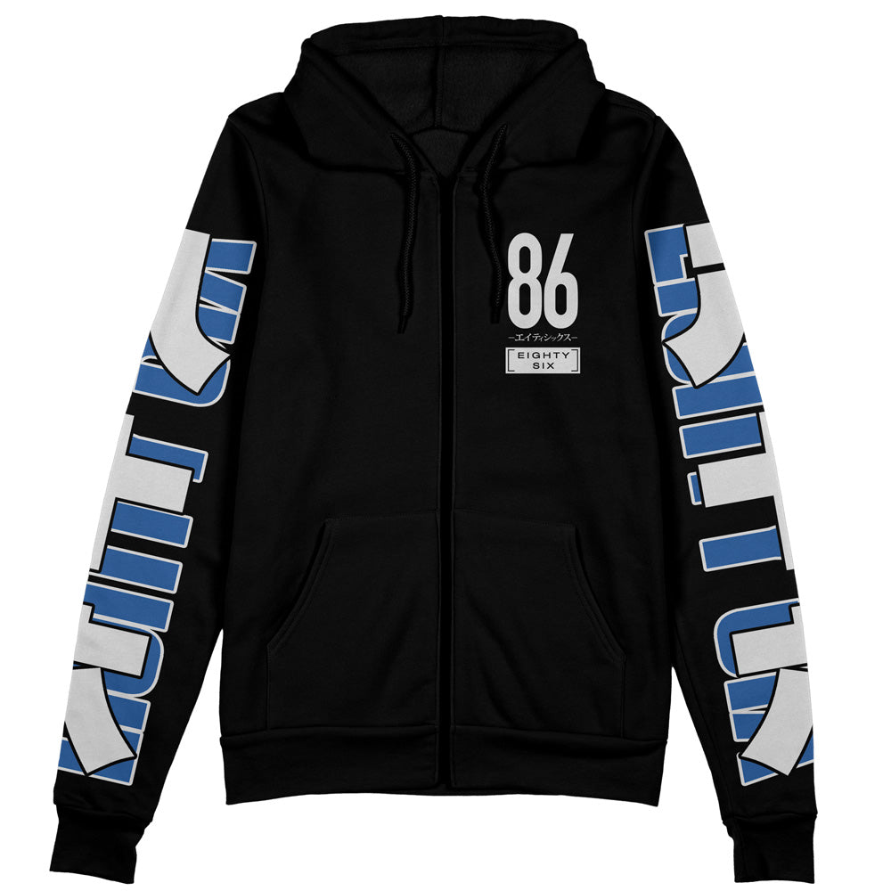Morukai "86 Eighty Six Streetwear Zip Hoodie Jacket
