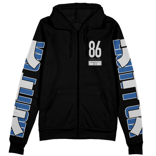 Morukai "86 Eighty Six Streetwear Zip Hoodie Jacket