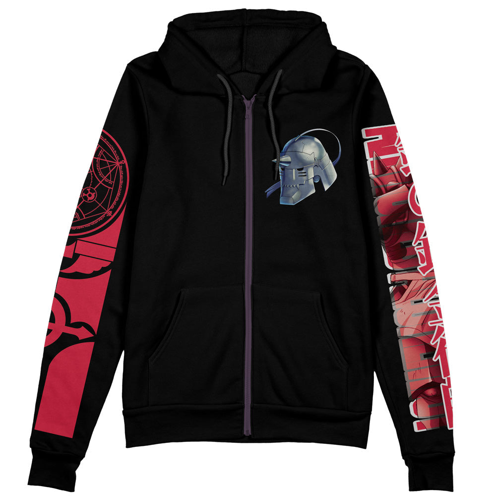 Morukai "Alphonse Elric" Fullmetal Alchemist Streetwear Zip Hoodie Jacket