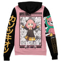 Morukai "Anya Forger" Spy x Family Streetwear Zip Hoodie Jacket