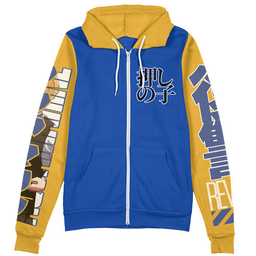 Morukai "Aqua Hoshino Oshi no Ko Streetwear Zip Hoodie Jacket