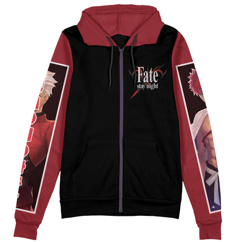 Morukai "Archer x Emiya Fate Stay Night Unlimited Blade Works Streetwear Zip Hoodie Jacket