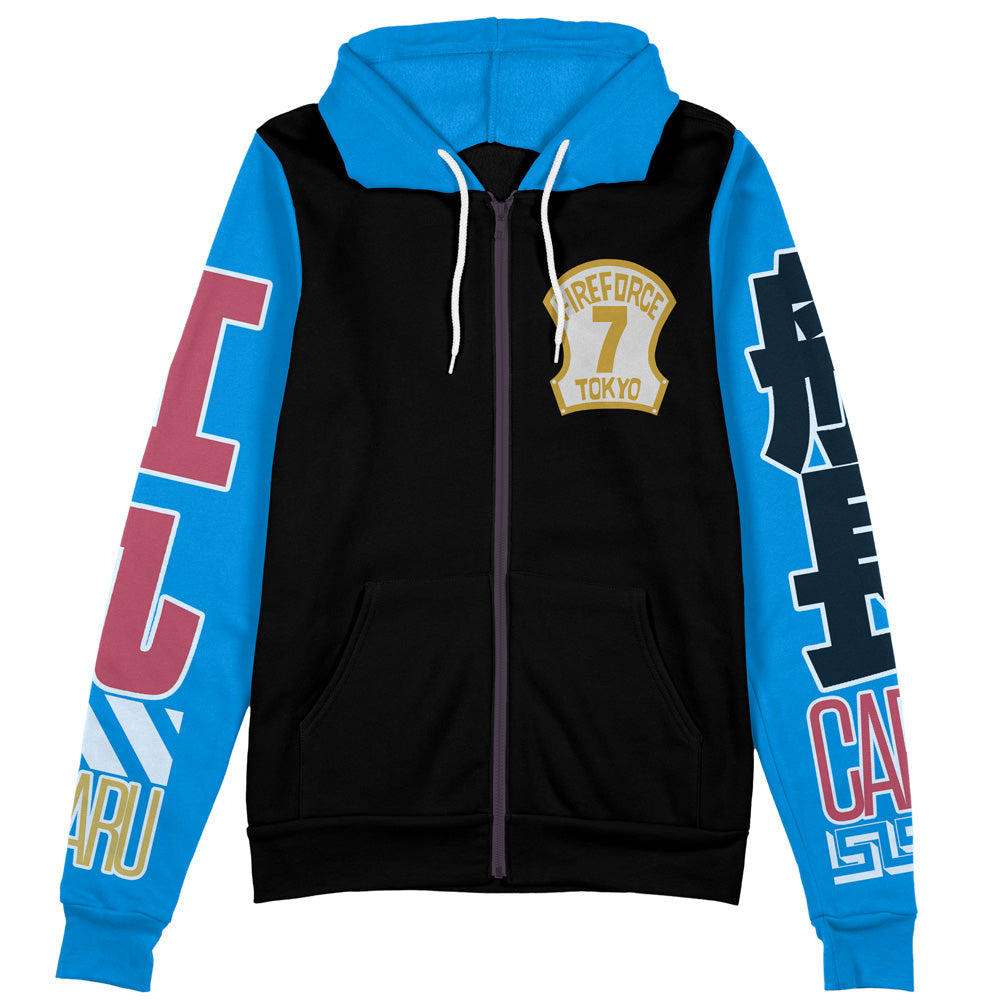 Morukai "Benimaru Shinmon Fire Force Streetwear Zip Hoodie Jacket