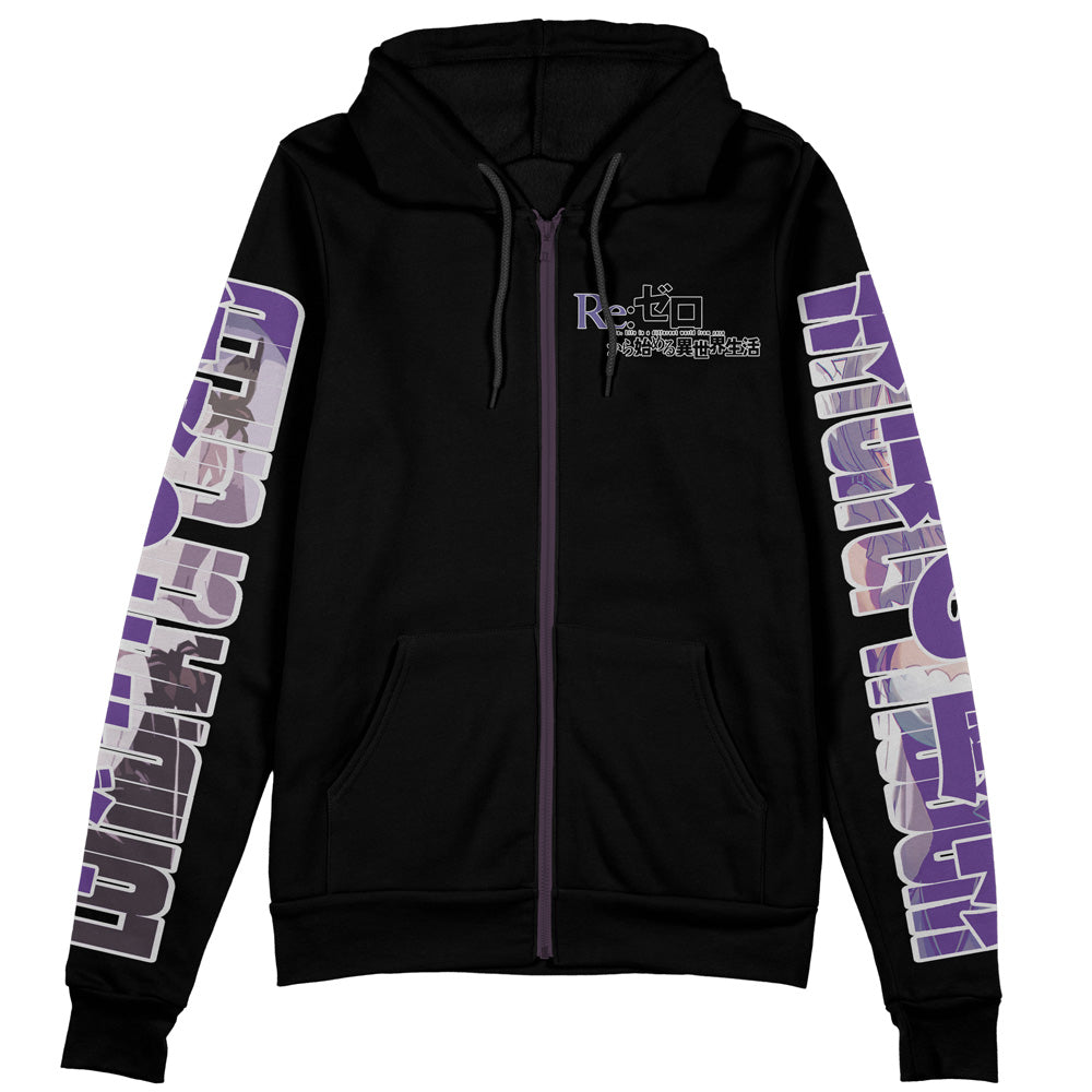 Morukai "Echidna Re Zero Streetwear Zip Hoodie Jacket