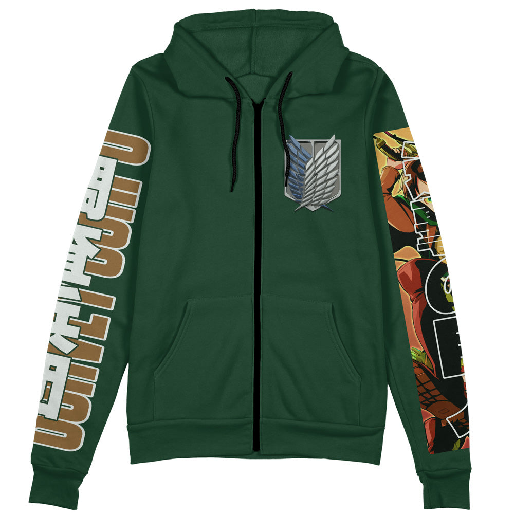 Morukai "Eren Yeager Attack on Titan Streetwear Zip Hoodie Jacket
