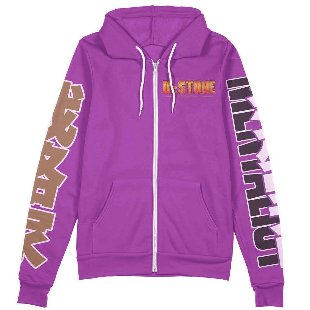Morukai "Gen Asagiri Dr. Stone Streetwear Zip Hoodie Jacket