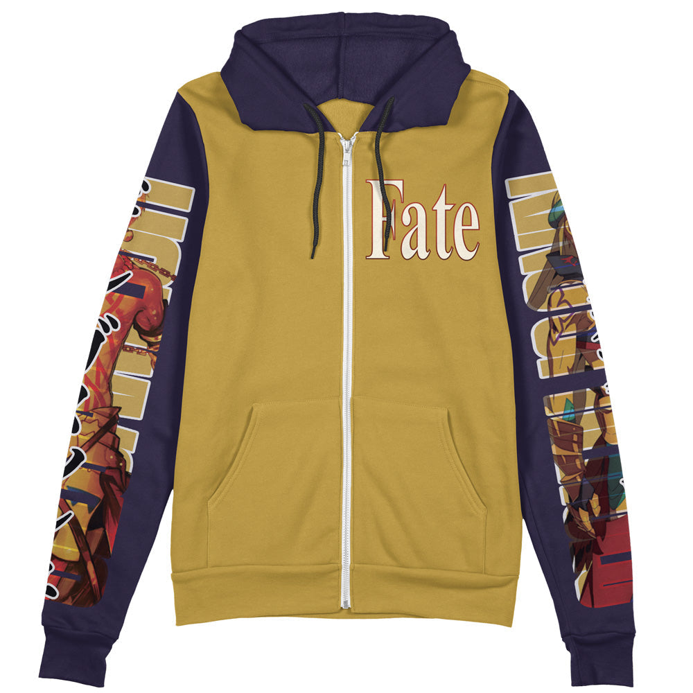 Morukai "Gilgamesh Fate Series Streetwear Zip Hoodie Jacket