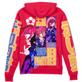 Morukai "Hyoma Chigiri" Blue Lock Streetwear Zip Hoodie Jacket