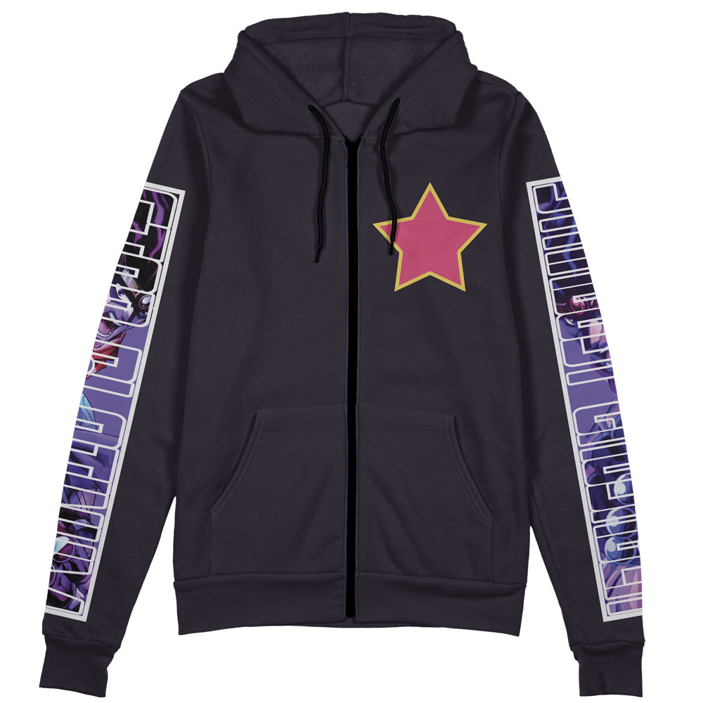 Morukai "Jotaro Kujo" Jojo's Bizarre Adventure Streetwear Zip Hoodie Jacket