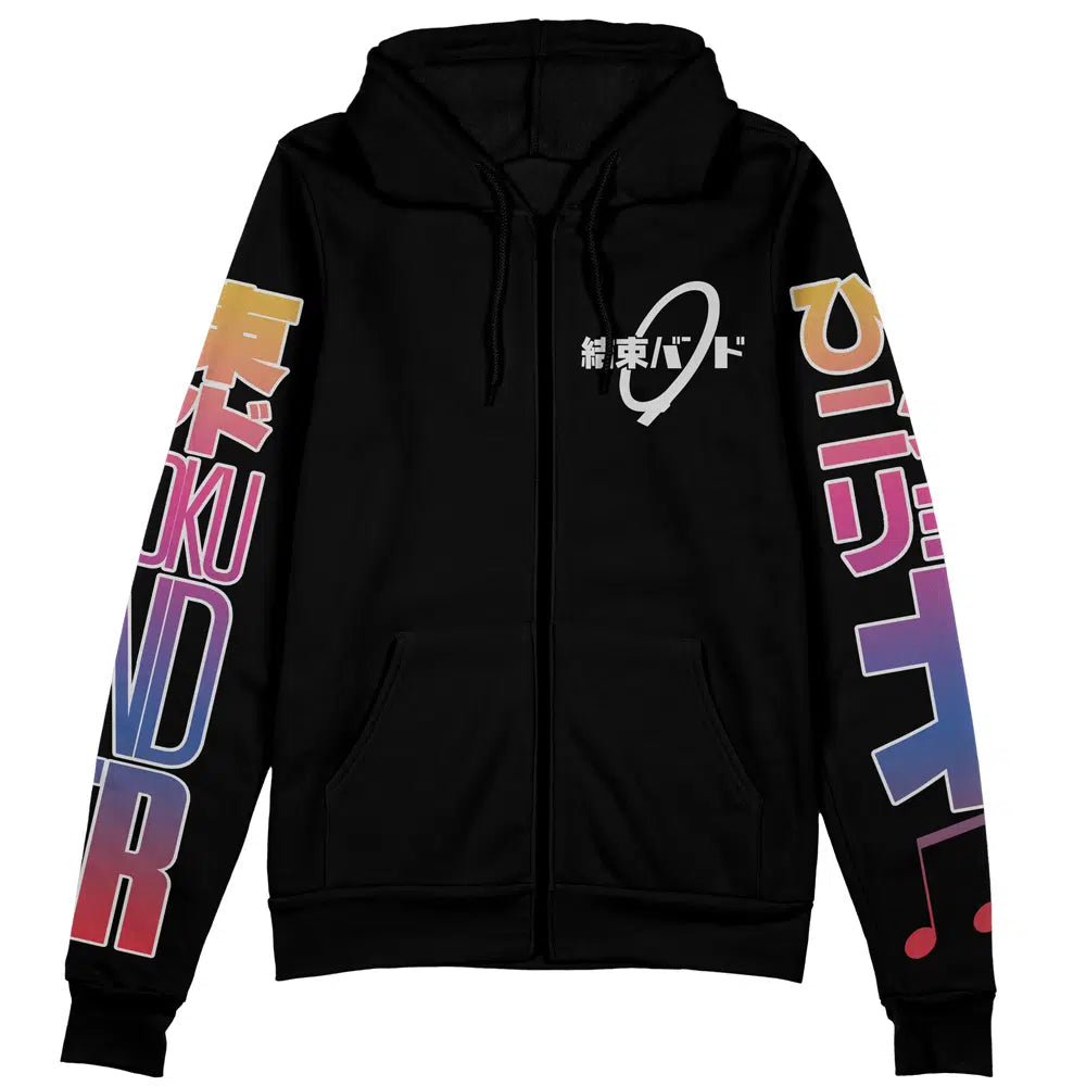 Morukai "Kessoku Band Bocchi the Rock Streetwear Zip Hoodie Jacket