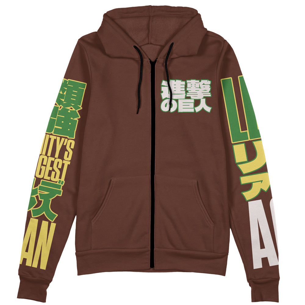 Morukai "Levi Ackerman V3 Attack on Titan Streetwear Zip Hoodie Jacket