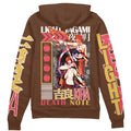 Morukai "Light Yagami" Death Note Streetwear Zip Hoodie Jacket