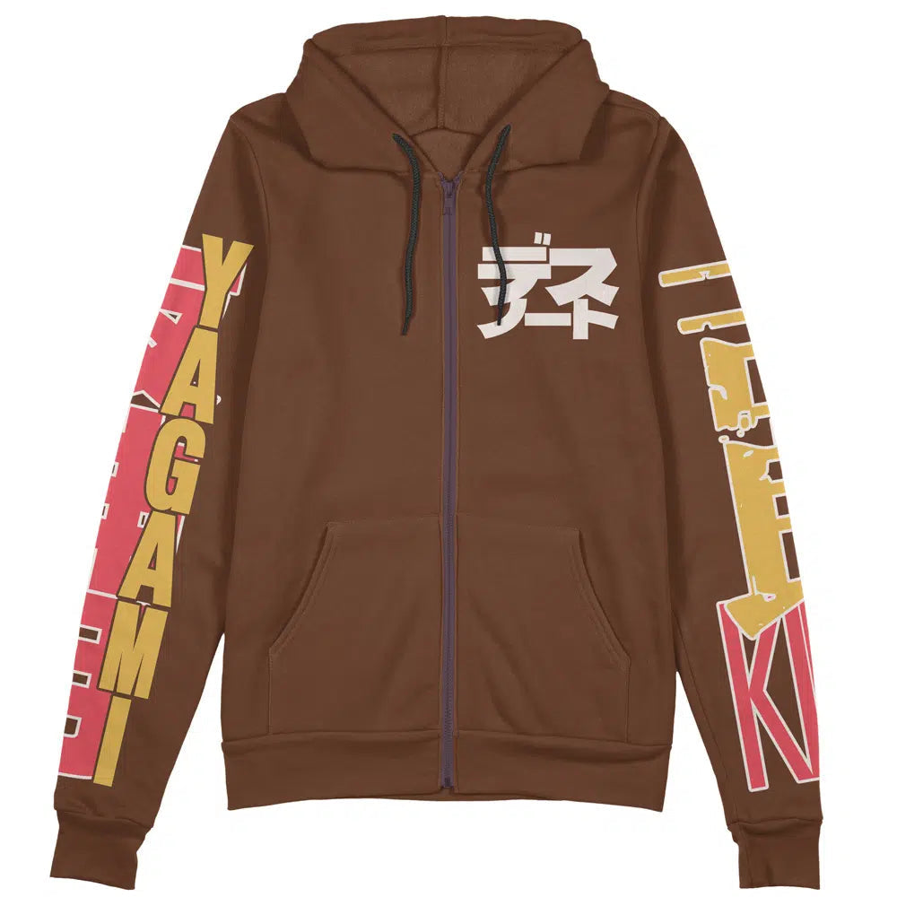Morukai "Light Yagami" Death Note Streetwear Zip Hoodie Jacket