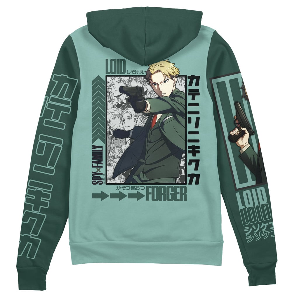 Morukai "Loid Forger Spy x Family Streetwear Zip Hoodie Jacket