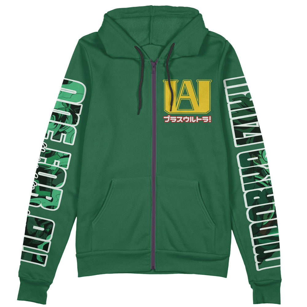 Morukai "Izuku Deku Midoriya" My Hero Academia Streetwear Zip Hoodie Jacket