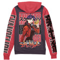 Morukai "Misato Katsuragi Neon Genesis Evangelion Streetwear Zip Hoodie Jacket