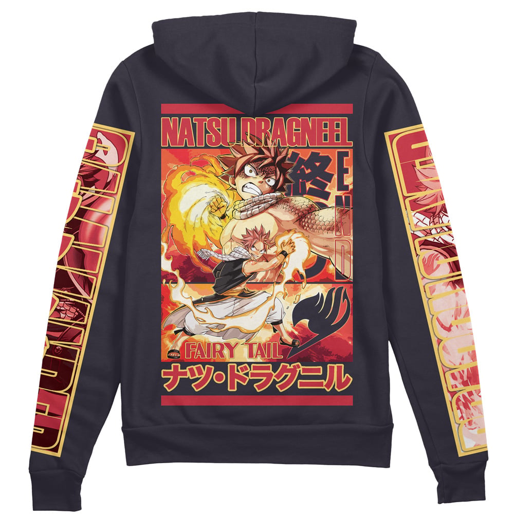 Morukai "Natsu Dragneel Fairy Tail Streetwear Zip Hoodie Jacket