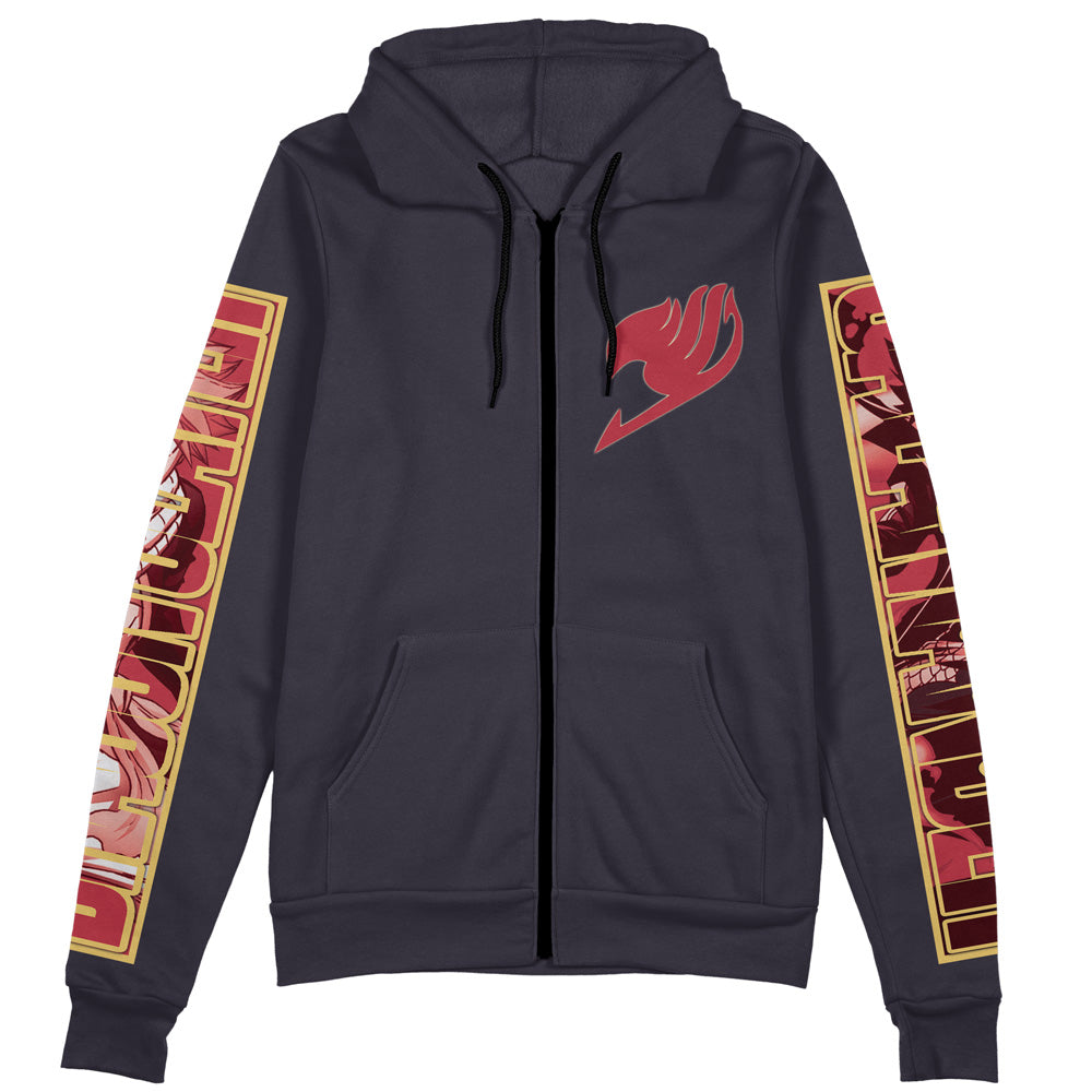 Morukai "Natsu Dragneel Fairy Tail Streetwear Zip Hoodie Jacket