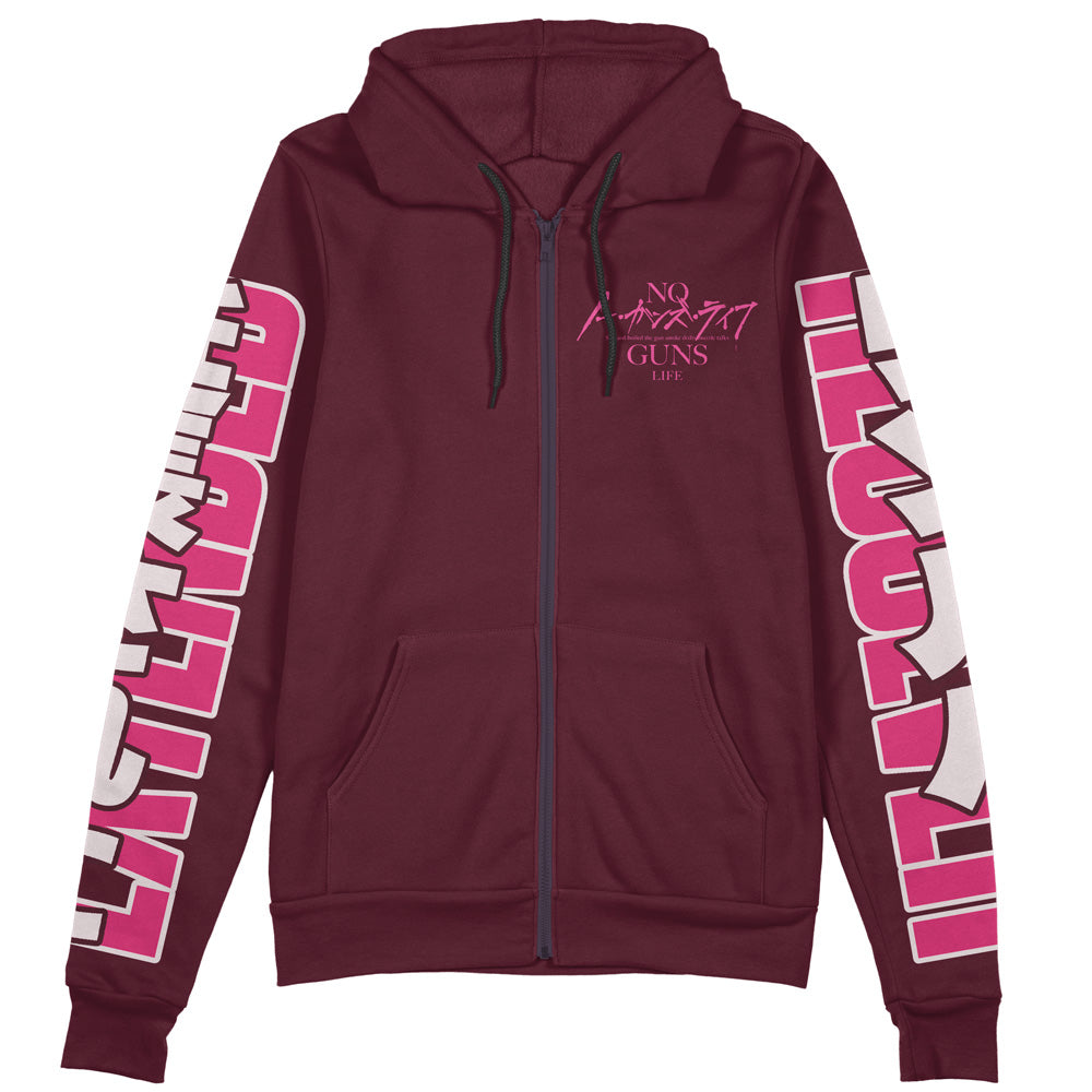 Morukai "No Guns Life Streetwear Zip Hoodie Jacket
