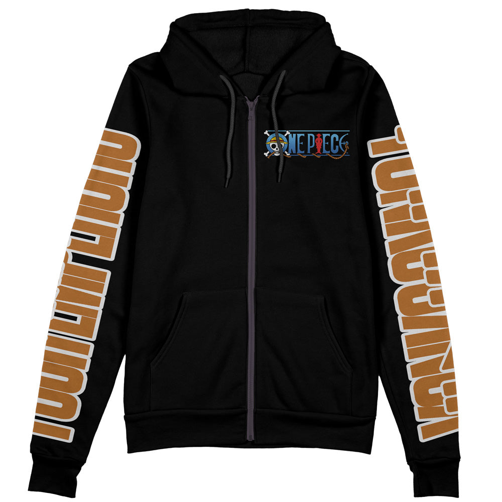 Morukai "Old Generation Yonko One Piece Streetwear Zip Hoodie Jacket
