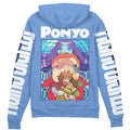 Morukai "Ponyo The Goldfish Girl" Ponyo Streetwear Zip Hoodie Jacket