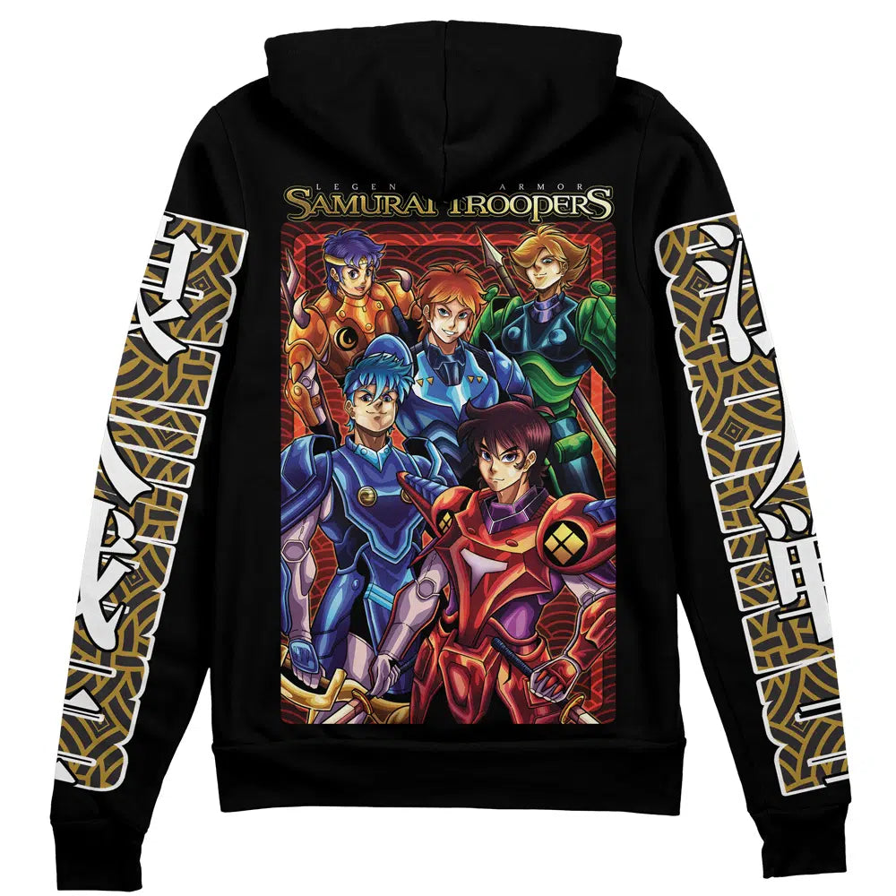 Morukai "Ronin Warriors Streetwear Zip Hoodie Jacket