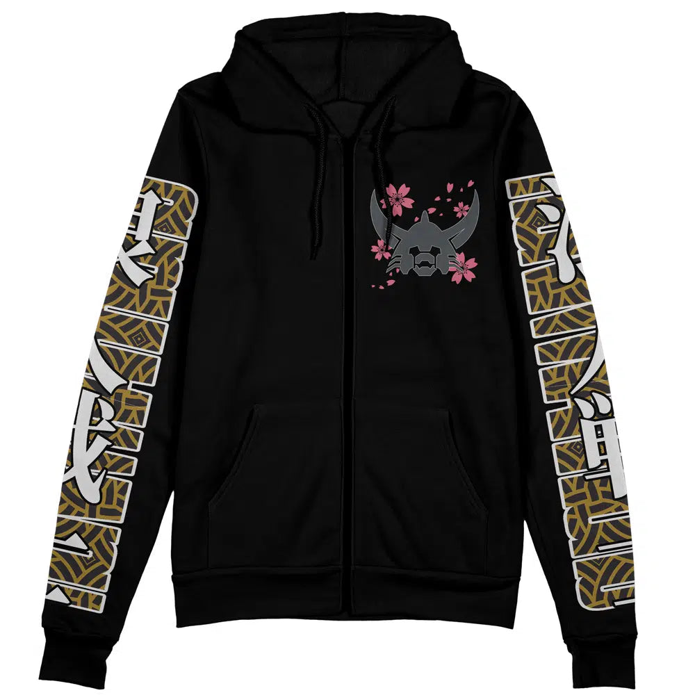 Morukai "Ronin Warriors Streetwear Zip Hoodie Jacket