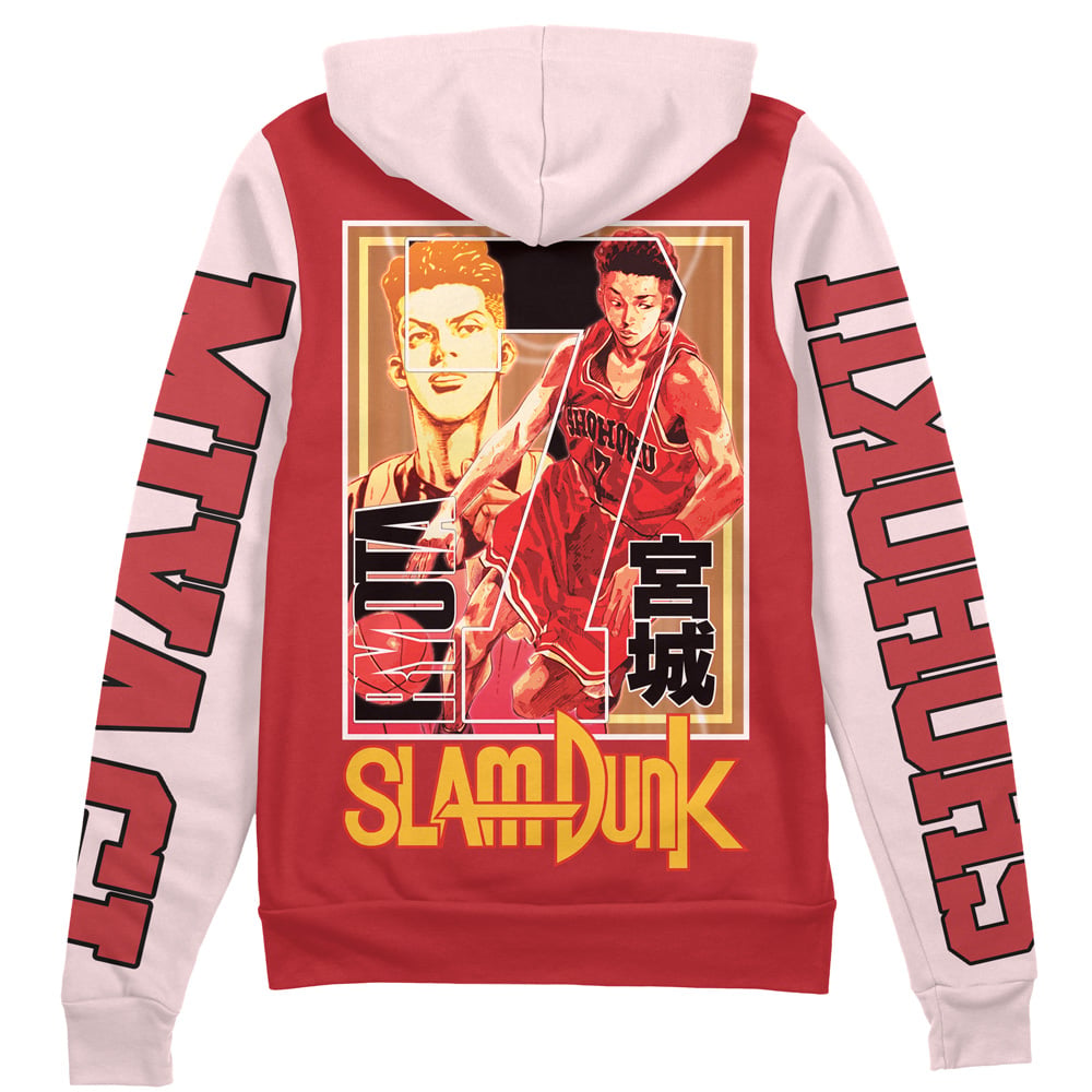 Morukai "Ryota Miyagi Slam Dunk Streetwear Zip Hoodie Jacket