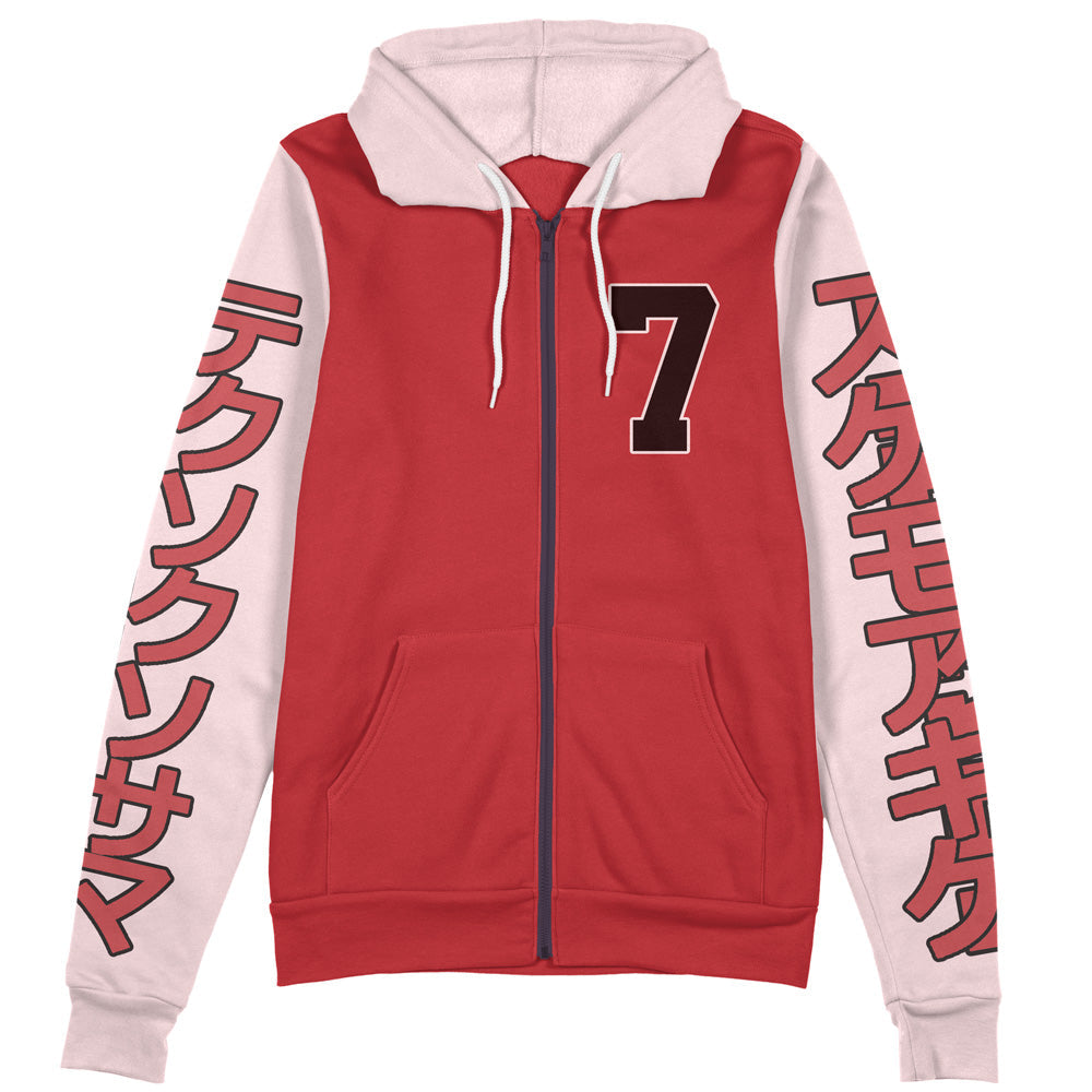 Morukai "Ryota Miyagi Slam Dunk Streetwear Zip Hoodie Jacket