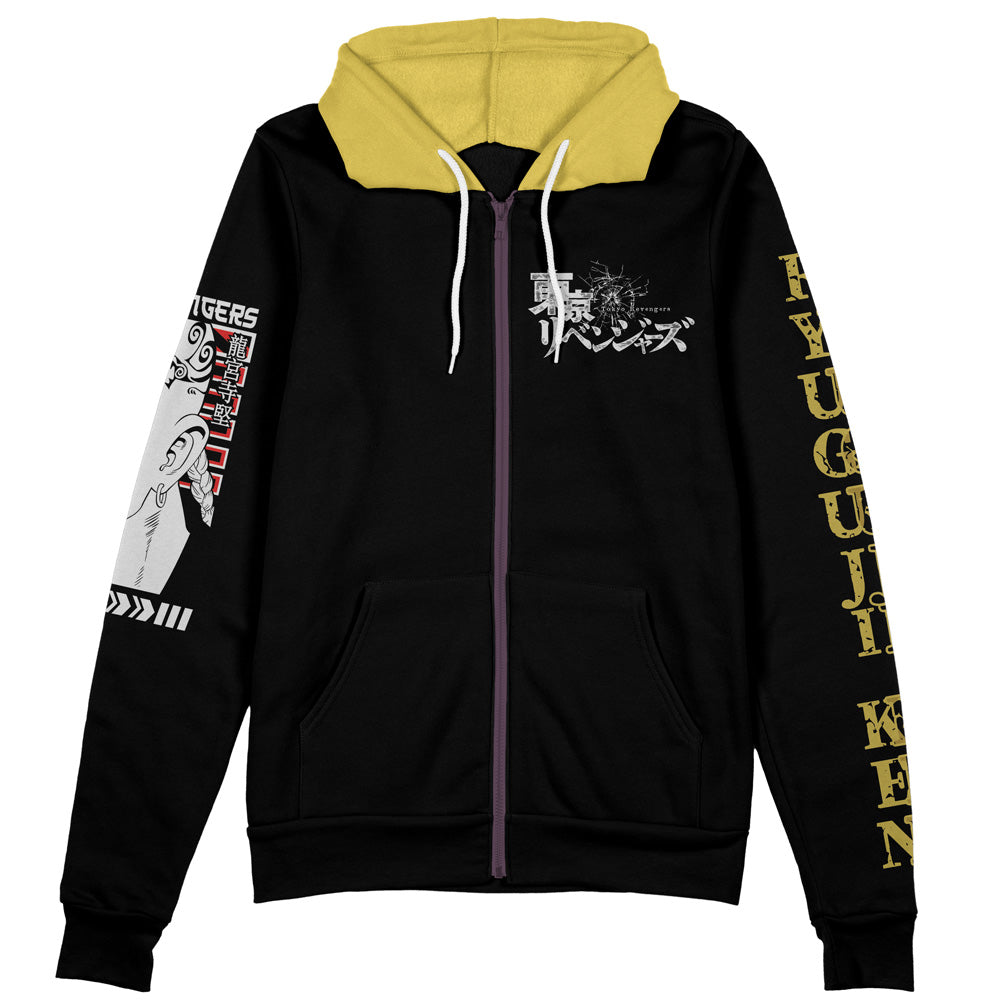 Morukai "Ryuguji Ken Tokyo Revengers Streetwear Zip Hoodie Jacket