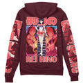 Morukai "Sailor Mars Sailor Moon Streetwear Zip Hoodie Jacket