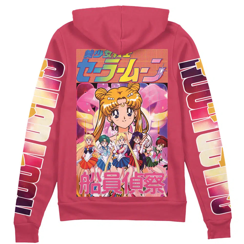 Morukai "Sailor Scouts Sailor Moon Streetwear Zip Hoodie Jacket