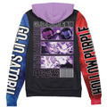 Morukai "Satoru Gojo Hollow Purple" Jujutsu Kaisen Streetwear Zip Hoodie Jacket