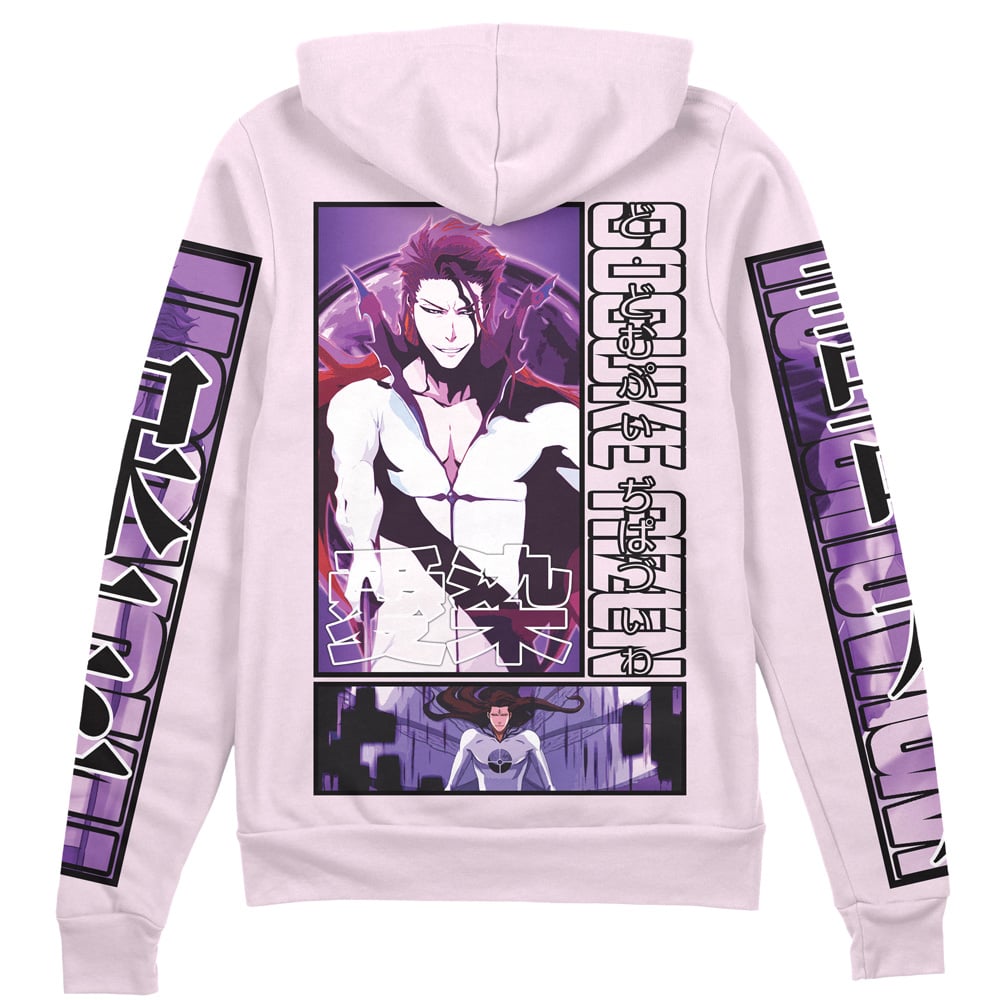 Morukai "Sosuke Aizen Bleach Streetwear Zip Hoodie Jacket