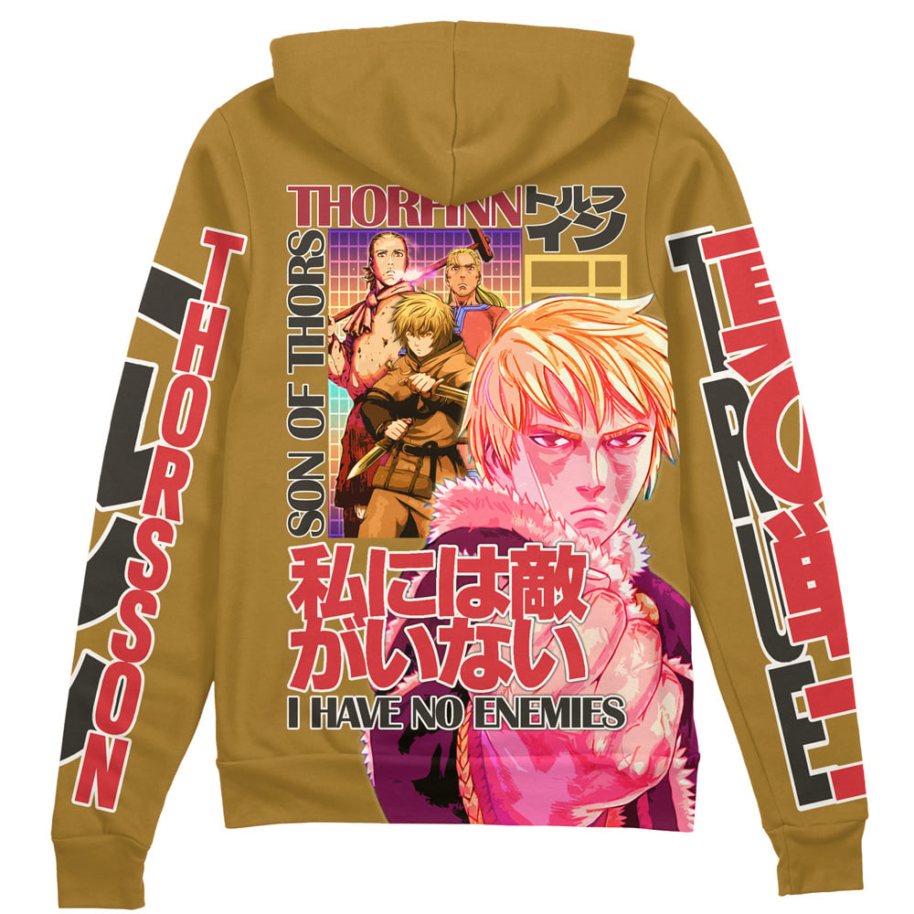 Morukai "Thorfinn Vinlad Saga Streetwear Zip Hoodie Jacket