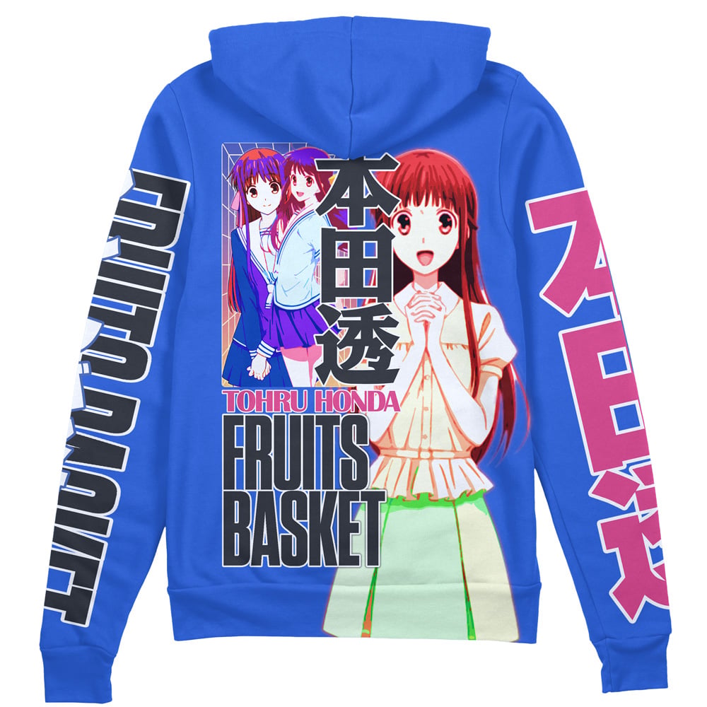 Morukai "Tohru Honda Fruits Basket Streetwear Zip Hoodie Jacket